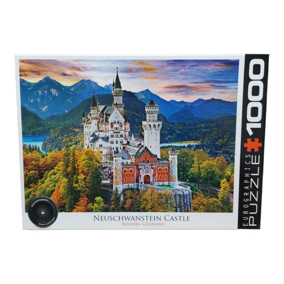 Neuschwanstein Castle Photography Jigsaw Puzzle 1000 Pieces HDR Scenic Landscape